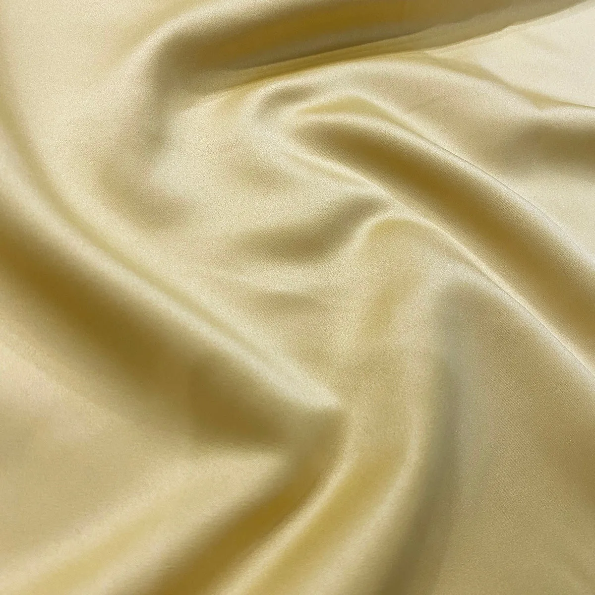 1pc - Lamour (Dull) Satin Table Linen 90" Round - Gold 1325