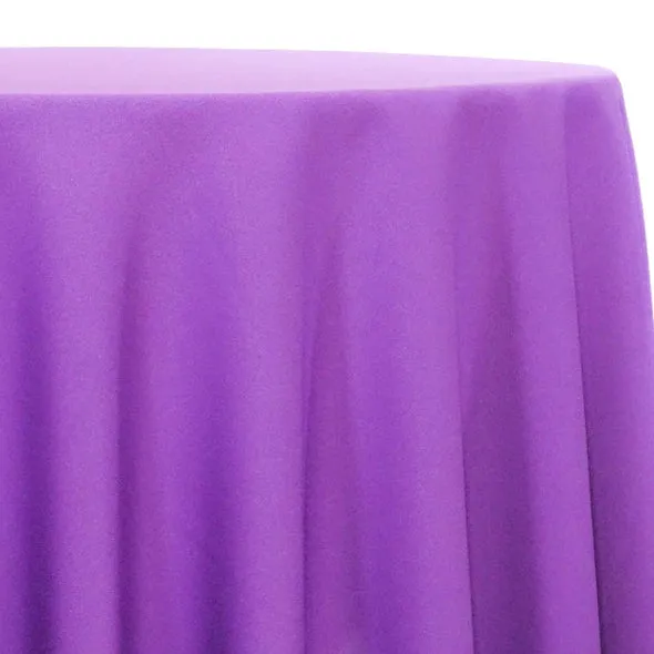 1pc - Lamour (Dull) Satin Table Linen 90"x156" Banquet - Purple 9685