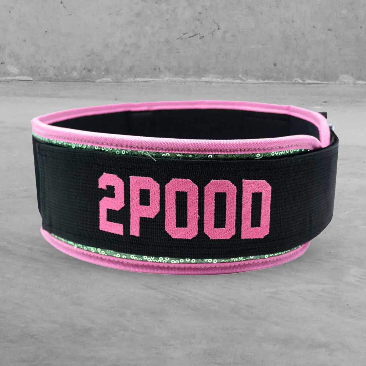 2POOD - 4" Weightlifting Belt - Sweet Tart Sparkle