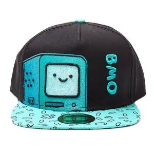 Adventure Time BMO Black Snapback Cap