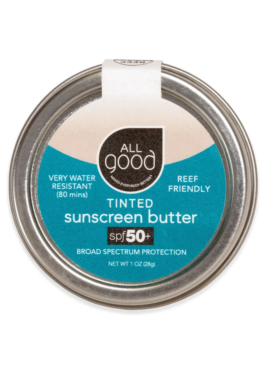 All Good SPF 50  Tinted Butter Tin-1 oz Sunscreen