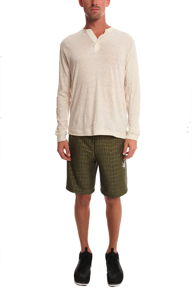 Bermuda Shorts Olive Croc