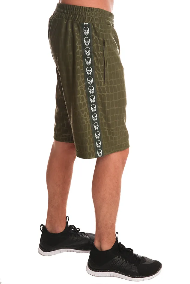 Bermuda Shorts Olive Croc