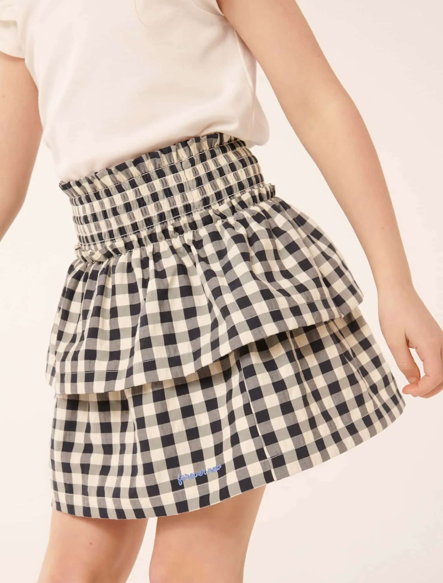 Billie Check Girls Skirt