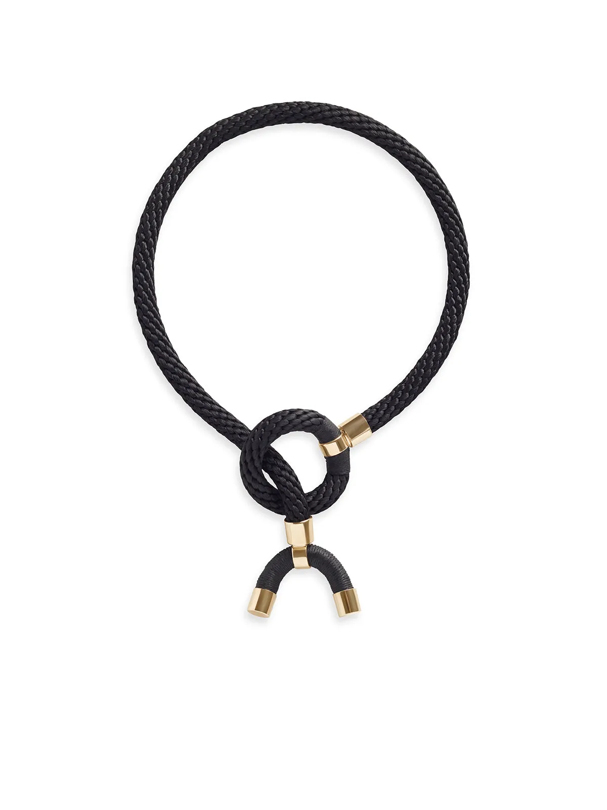 Black Astarte Horn Necklace