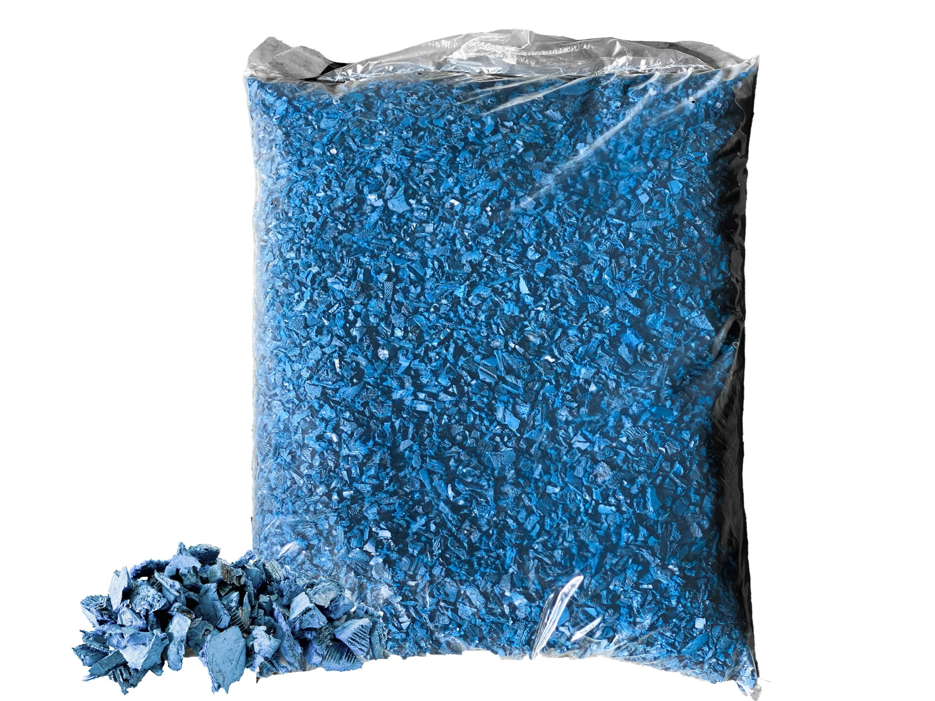 Blue Rubber Playground & Landscape Mulch by Viagrow, 1.5 CF Bag ( 11.2 Gallons / 42.3 Liters) (EA)