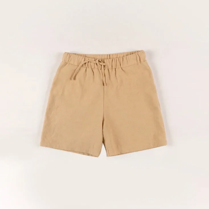 BR - Kids 'Brown' Basic Cotton Shorts BR734