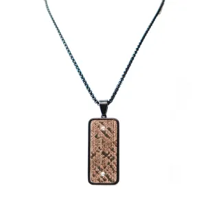 Chokore Laser-engraved Pendant with Box chain