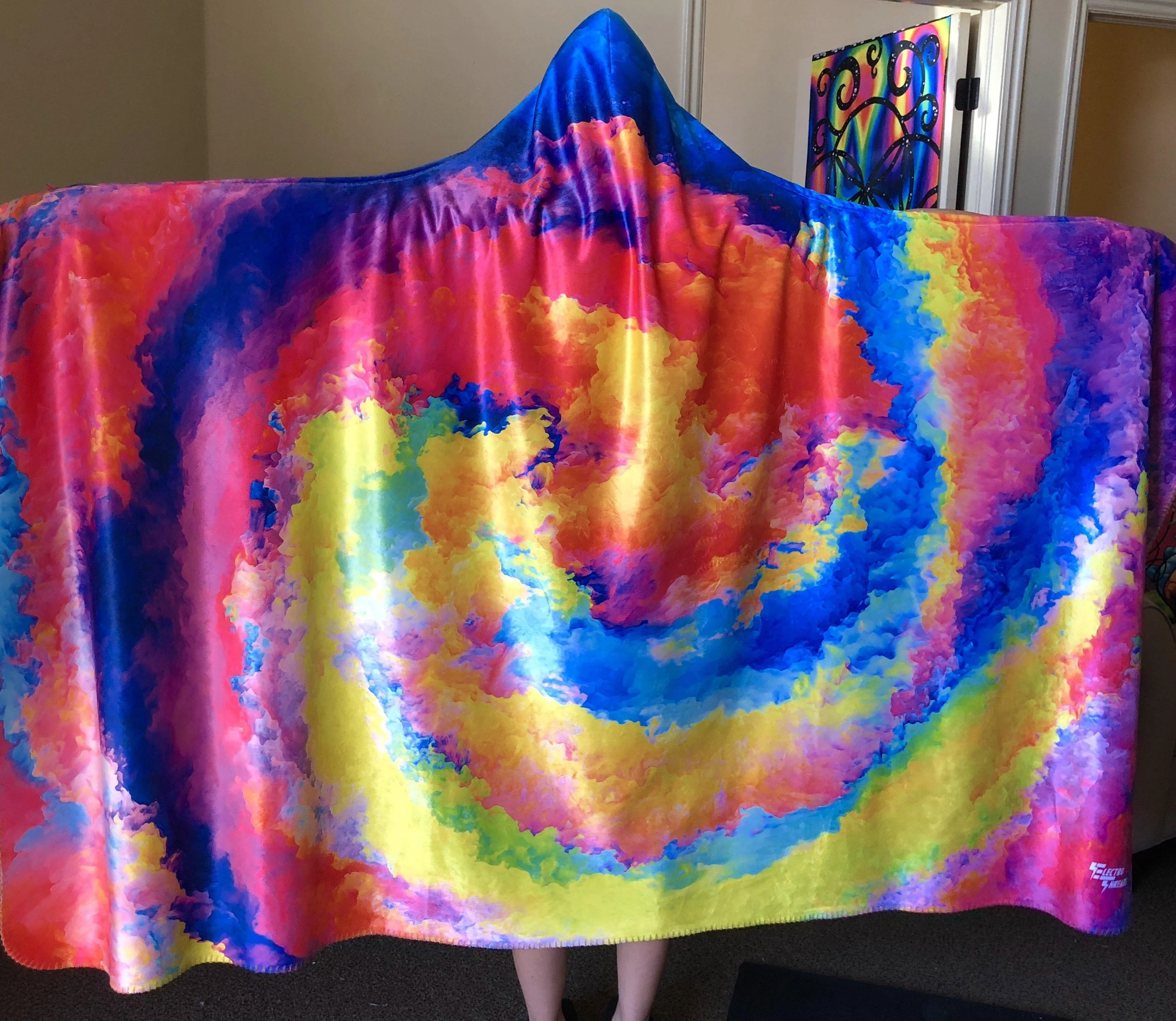 Color Storm Hooded Blanket