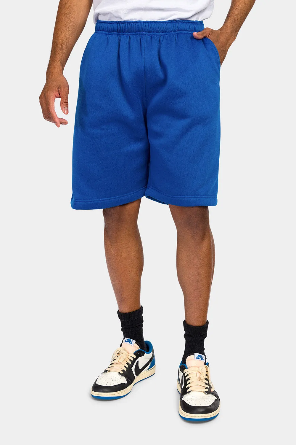 Essential Solid Fleece Shorts