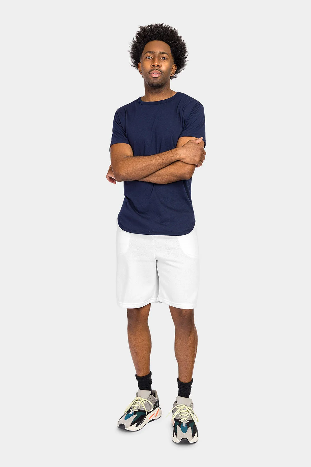 Essential Solid Fleece Shorts