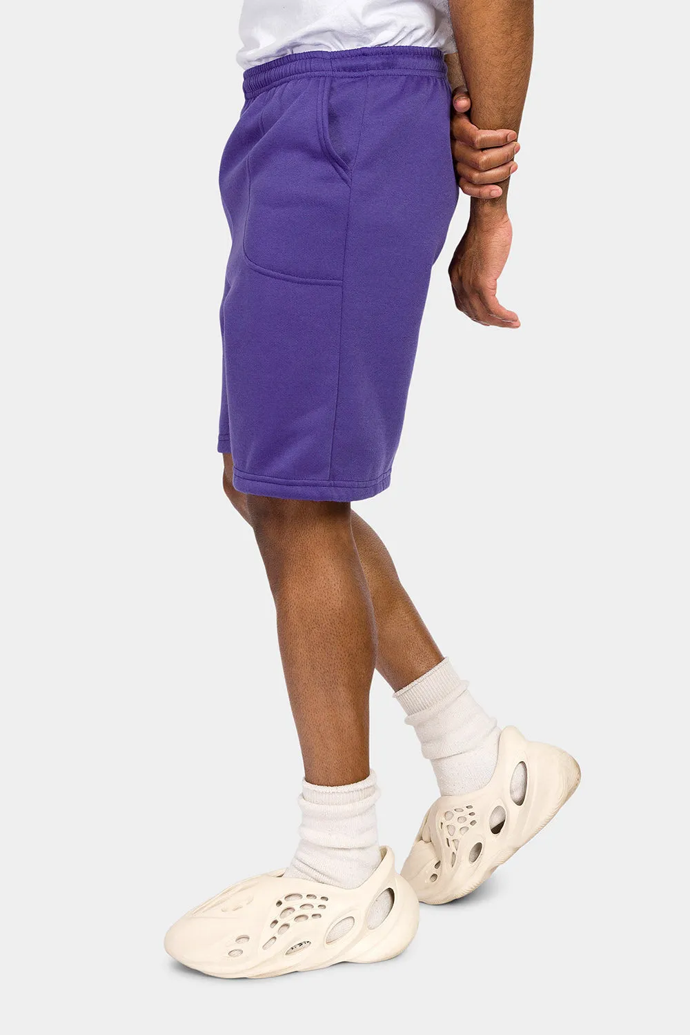 Essential Solid Fleece Shorts