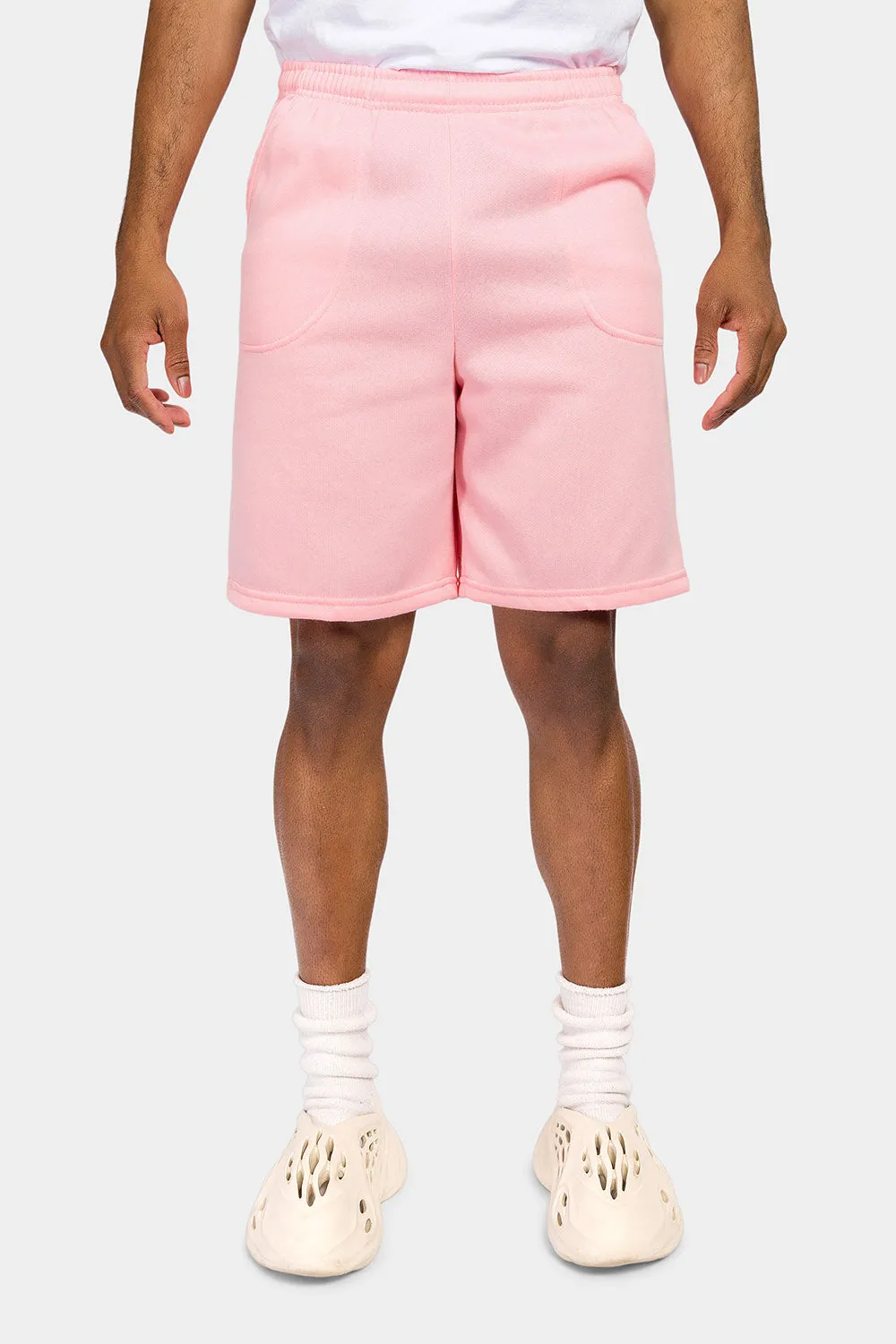 Essential Solid Fleece Shorts