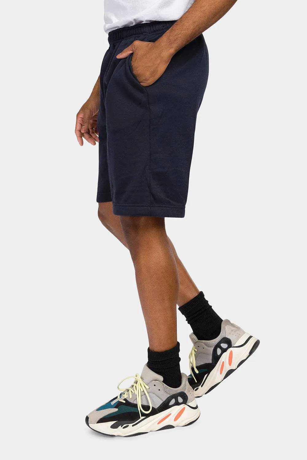 Essential Solid Fleece Shorts