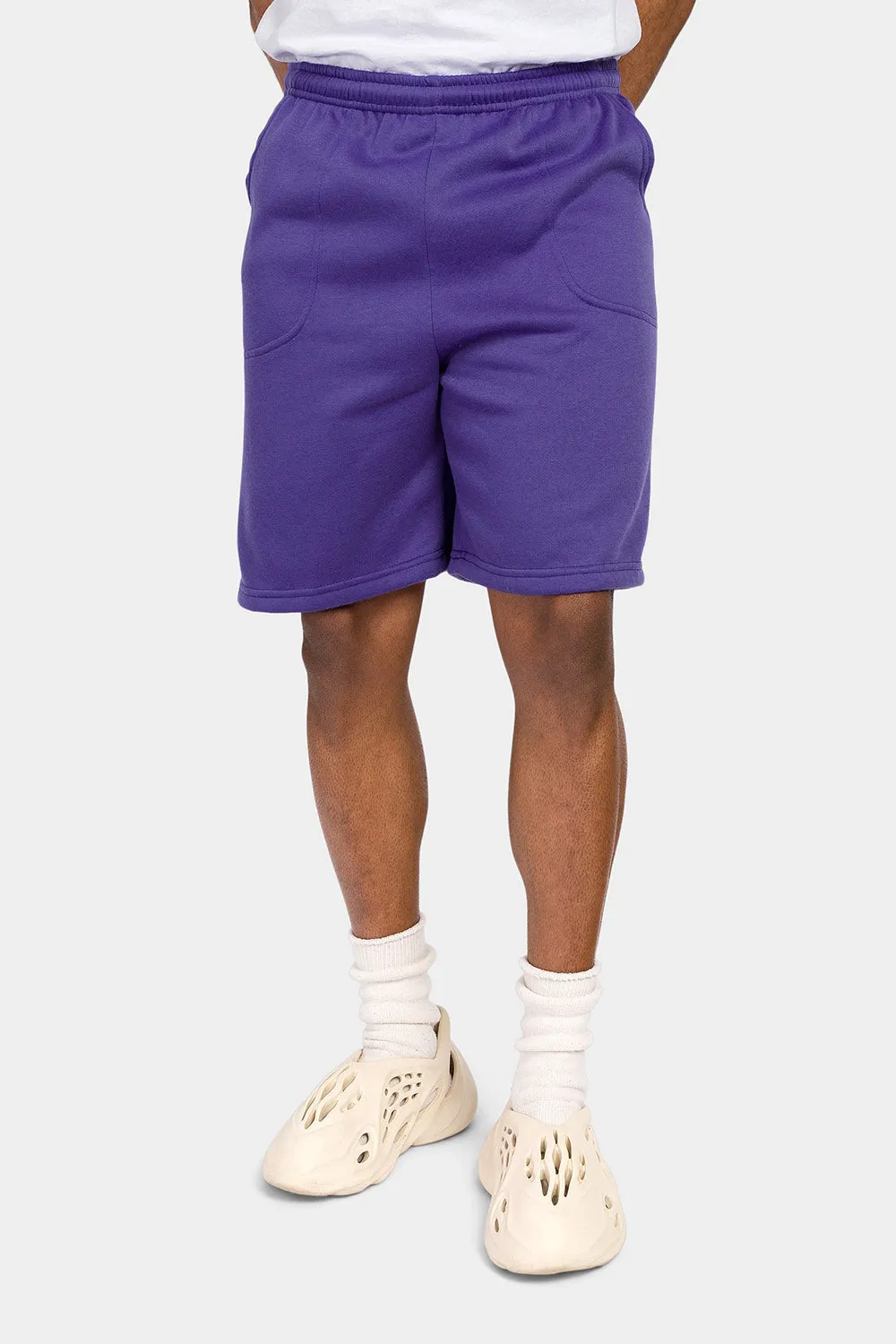 Essential Solid Fleece Shorts