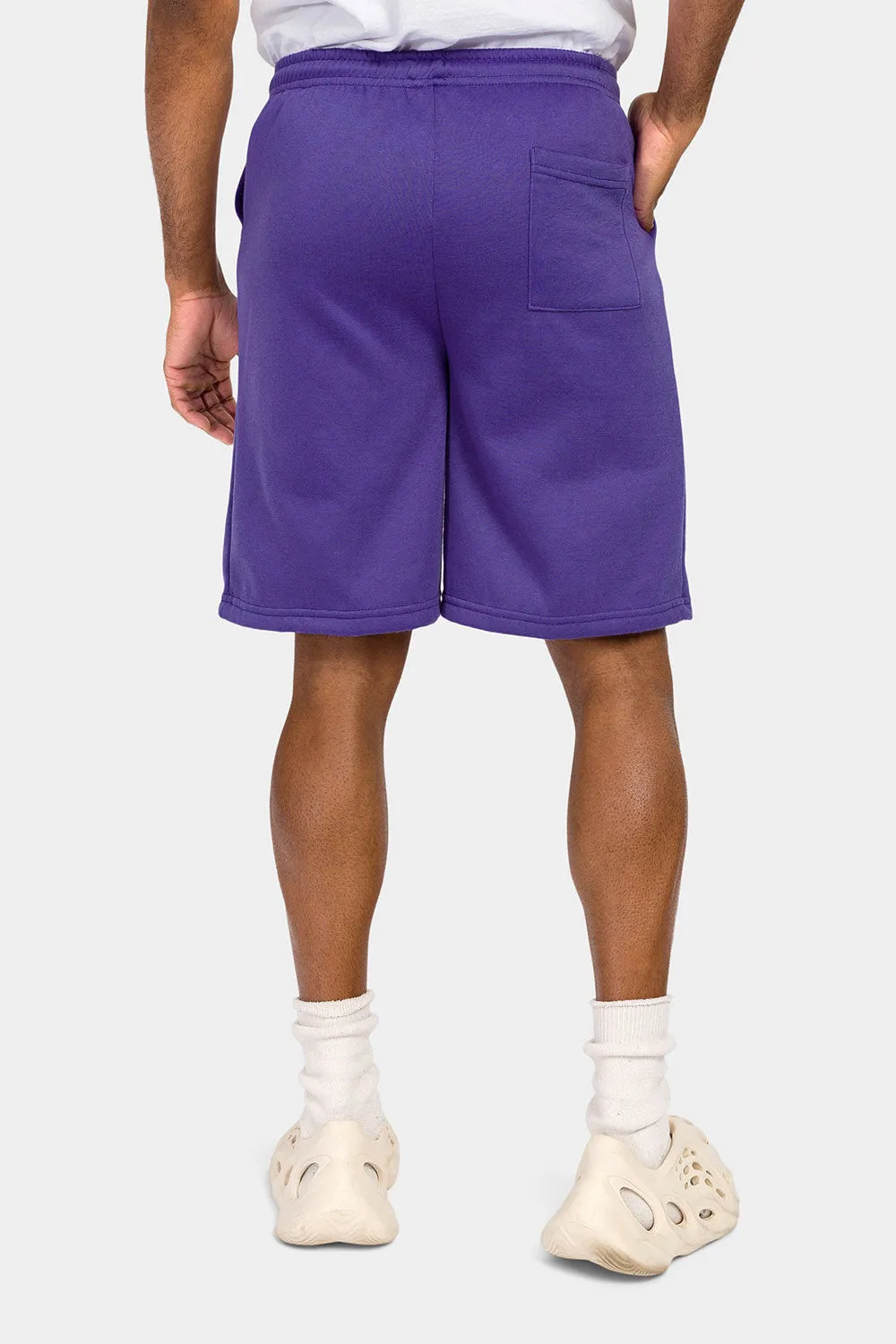 Essential Solid Fleece Shorts