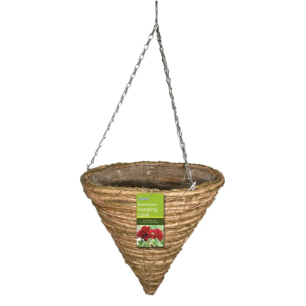 Gardman Two Tone Rope Hanging Cone 14"