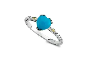 Glow Heart Ring- Turquoise