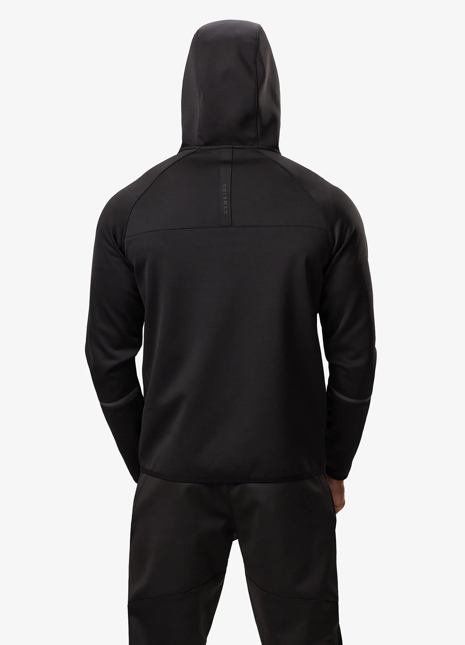 Gym King Alpha Poly FZ Hood - Black