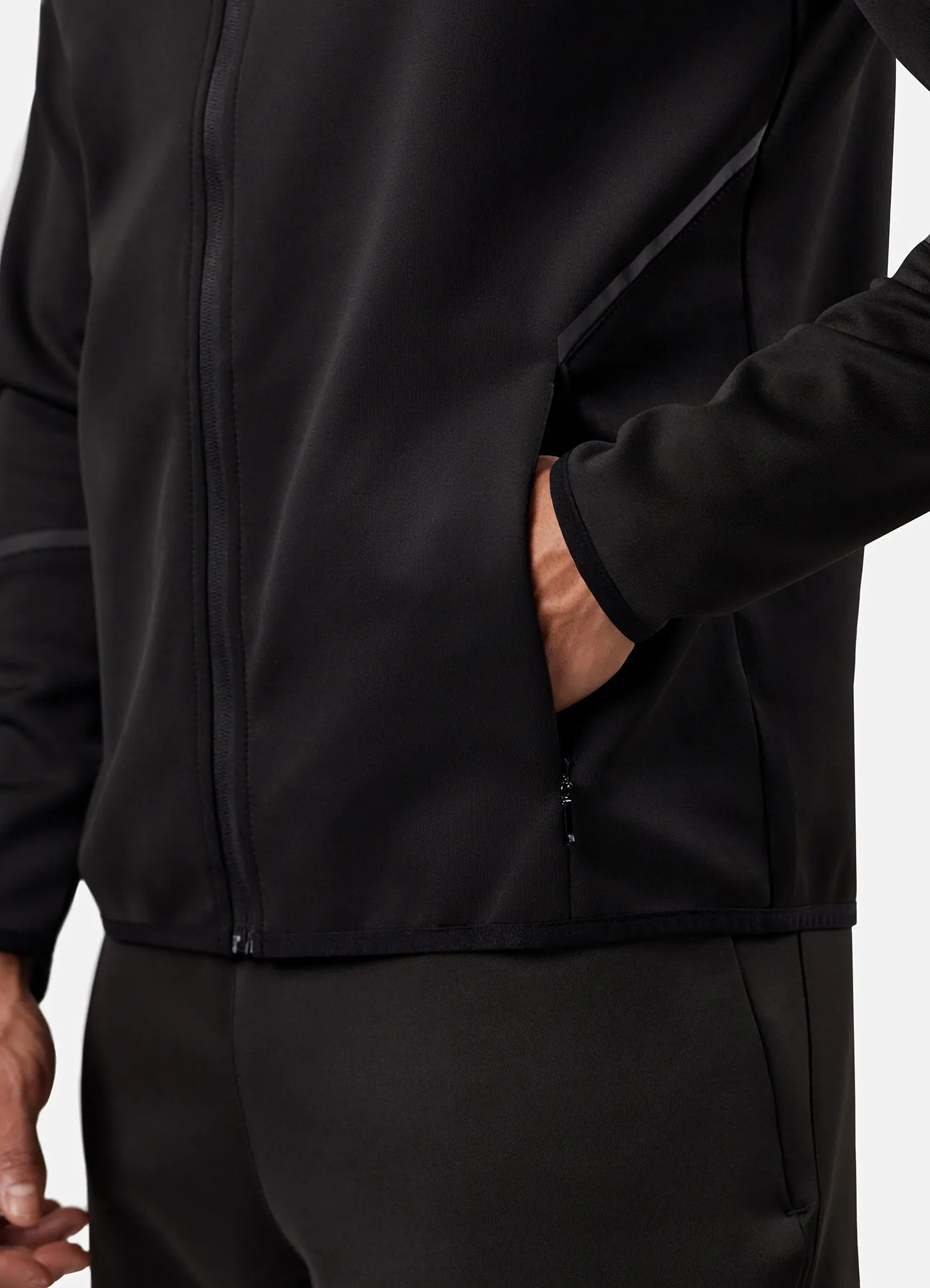 Gym King Alpha Poly FZ Hood - Black