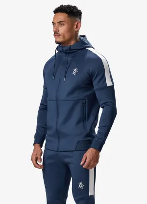 Gym King Core Plus Poly FZ Hood - Moonlight Blue