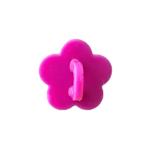 Hot Pink Flower Stick-On Hook