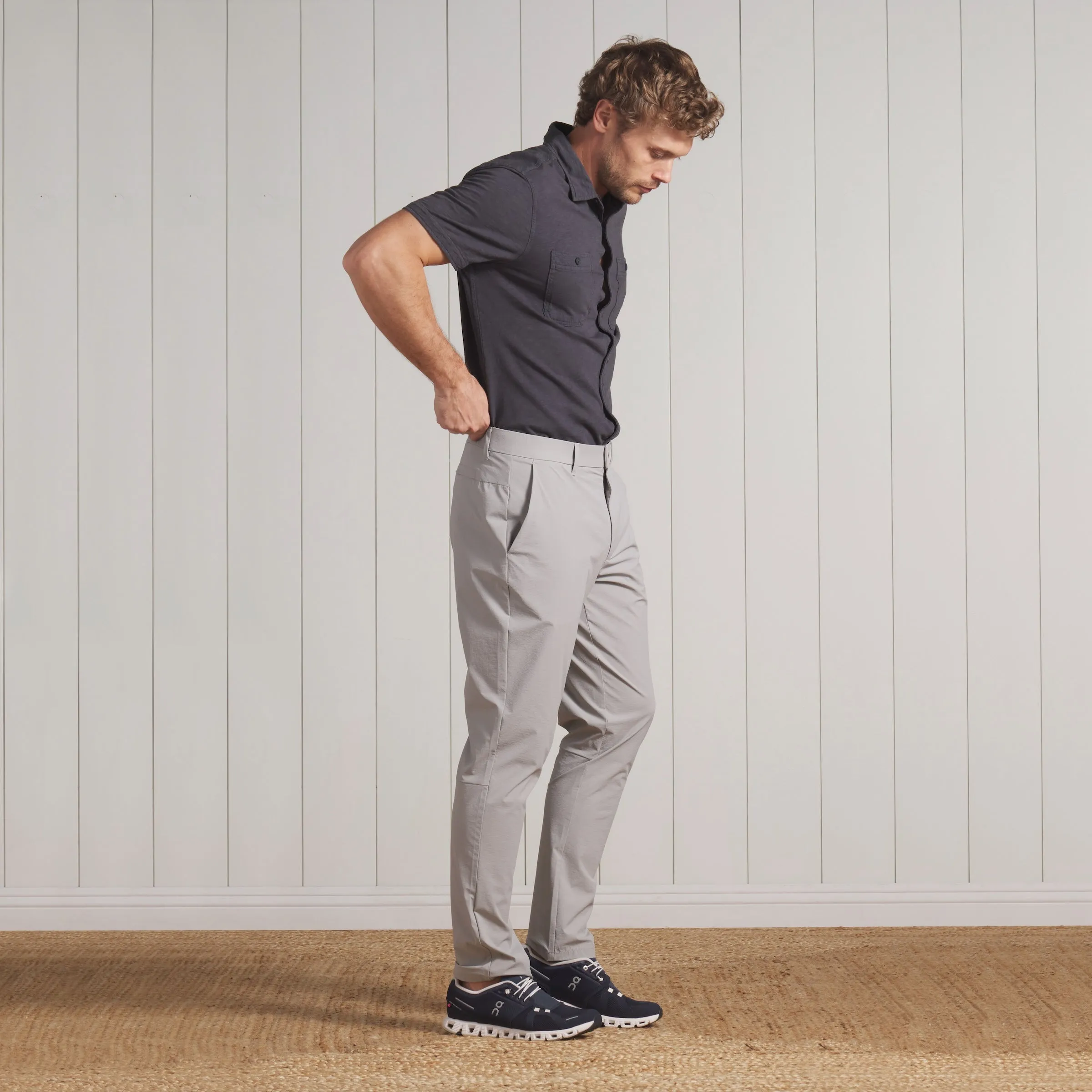 Hybrid Traveller Stretch Nylon Pants - Harbor Mist