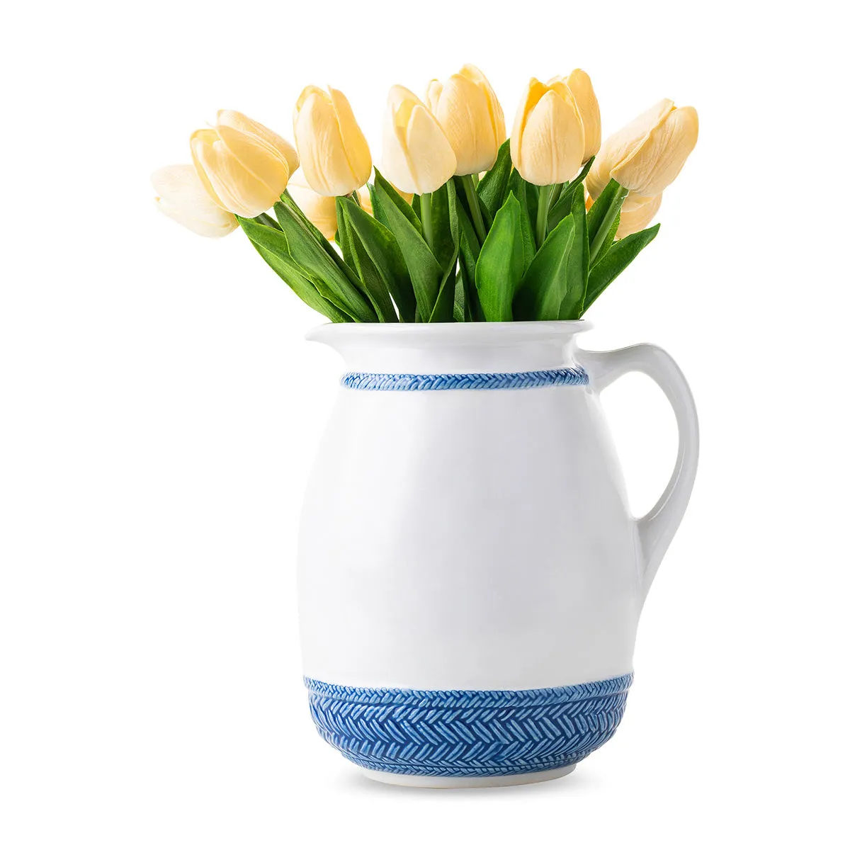 Le Panier Ceramic Pitcher - Delft Blue