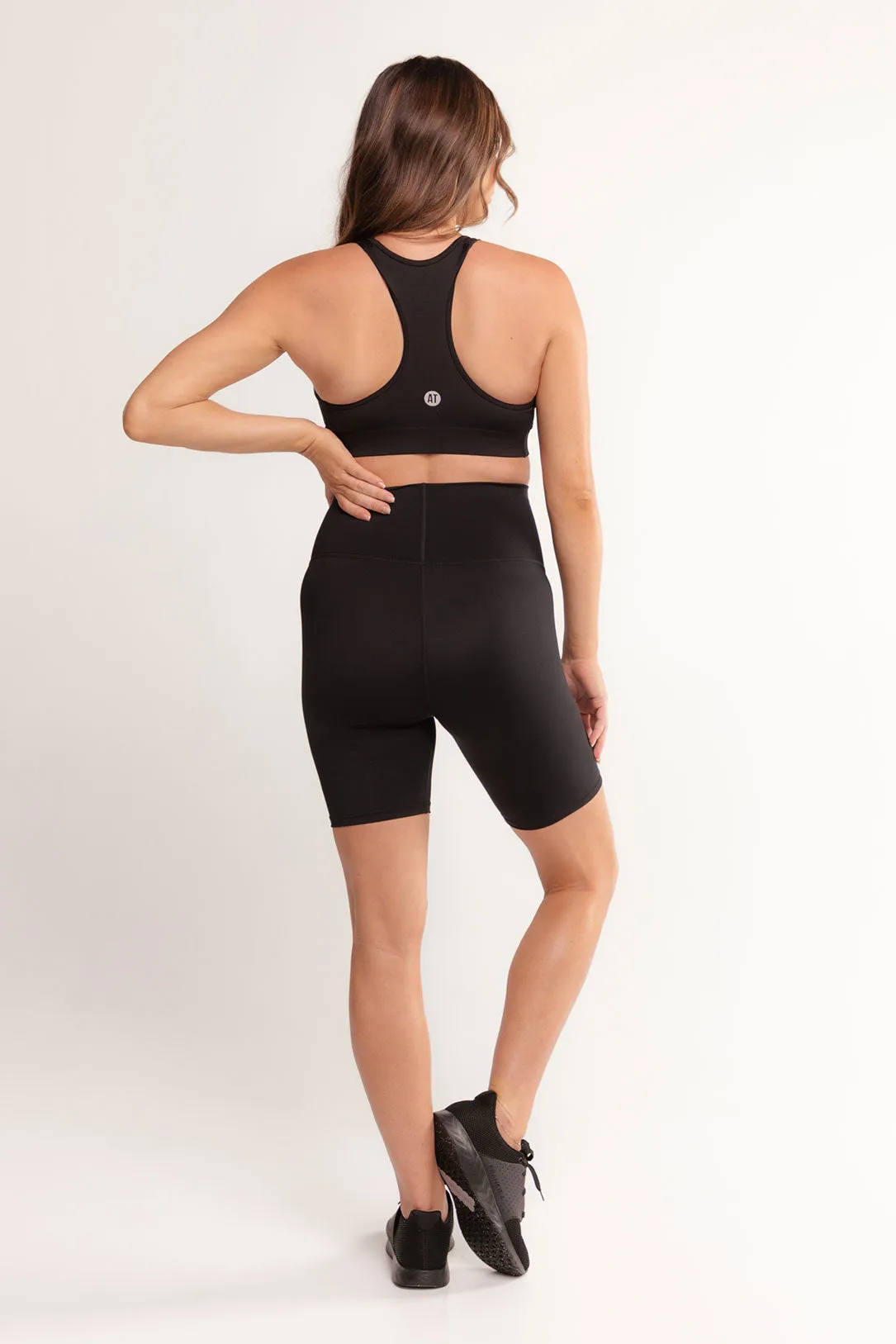 Mama Maternity Bike Shorts - Black