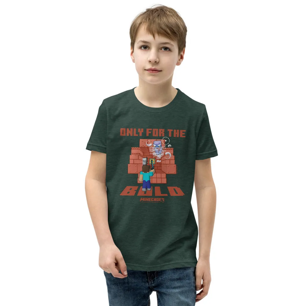 Minecraft Only For The Bold Kids T-Shirt