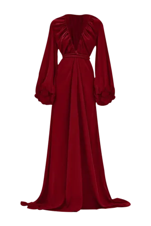 Neema Ruby Red Robe