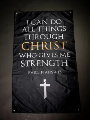 Phillipians 4:13 3'x5' Banner