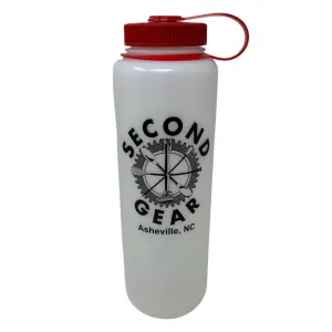 Second Gear Nalgene Silo, Wide Mouth, White, 48oz, HDPE