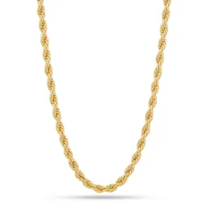 Solid Gold 8mm Rope Chain