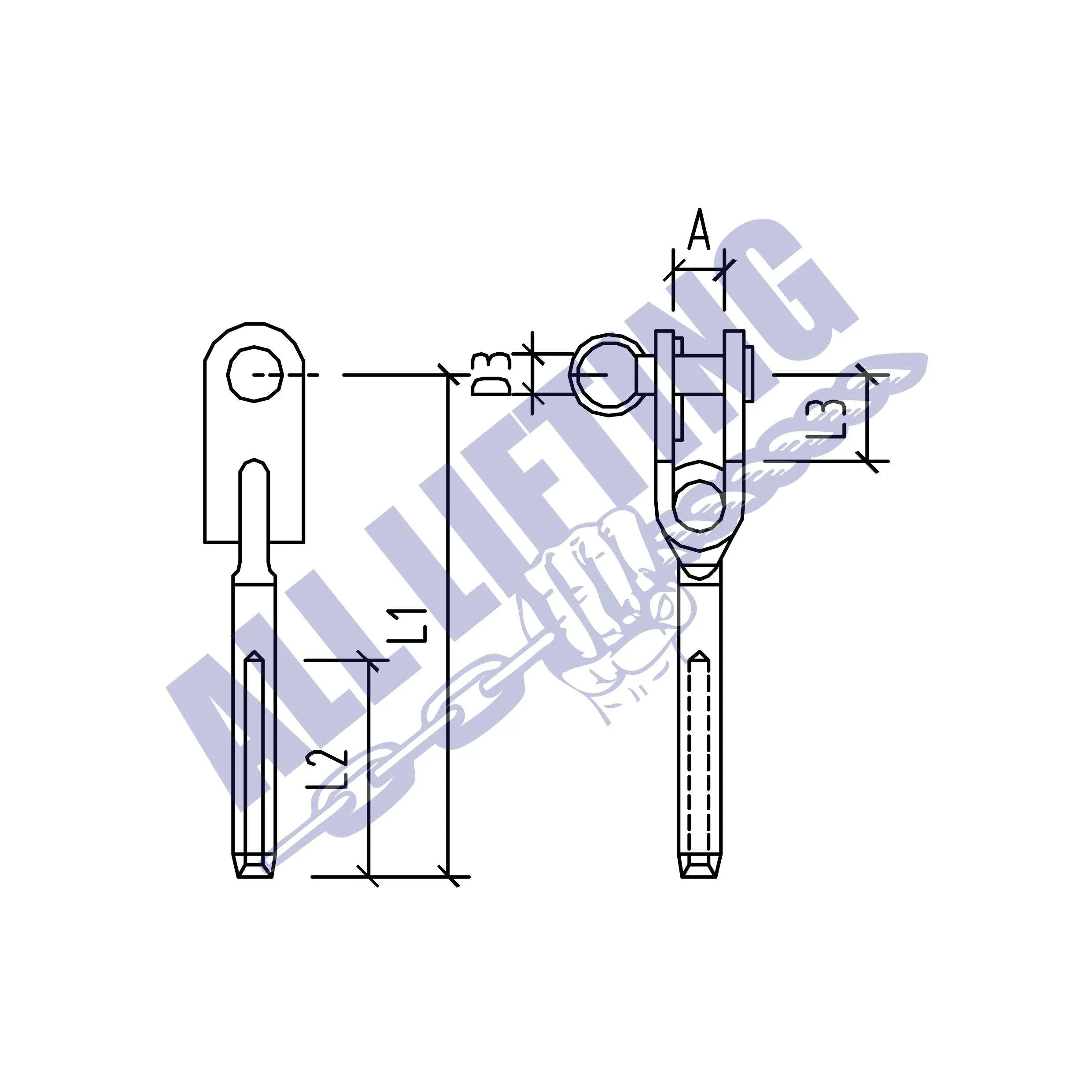 Stainless Steel Toggle Terminal Eye Type