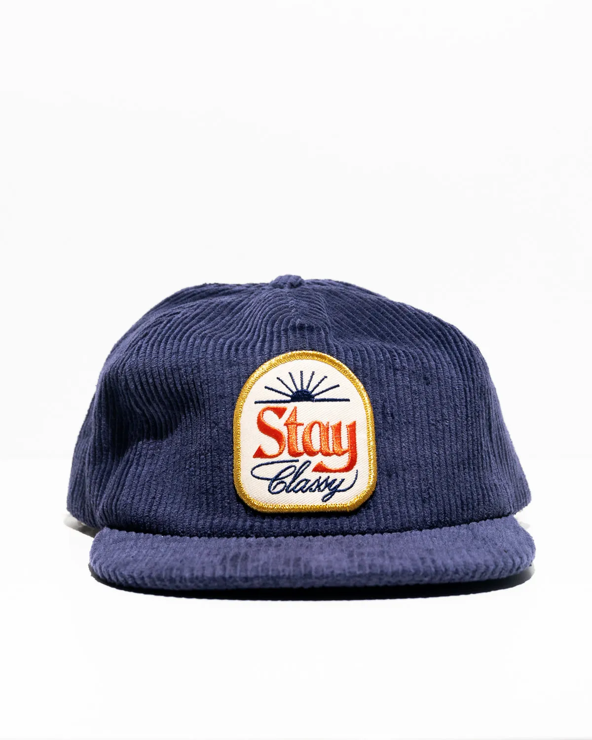 Stay Classy Corduroy Patch Hat