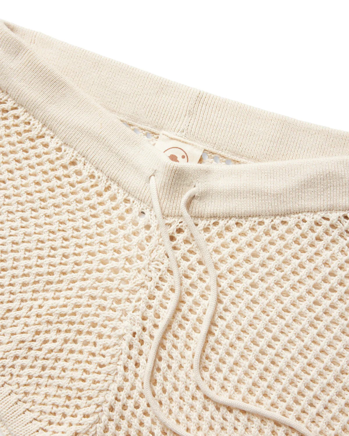 The Málaga Crochet Shorts - Vintage Ivory