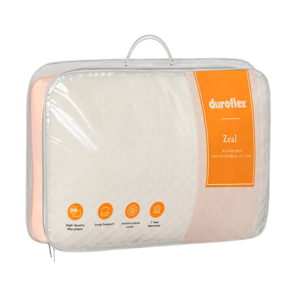 Zeal Microfibre Antimicrobial Pillow